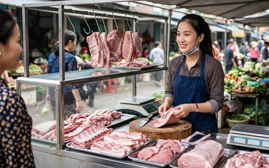 Giá heo hơi hôm nay 29.7.2026: Miền Bắc giữ đỉnh 65.000 đồng/kg - ảnh 1