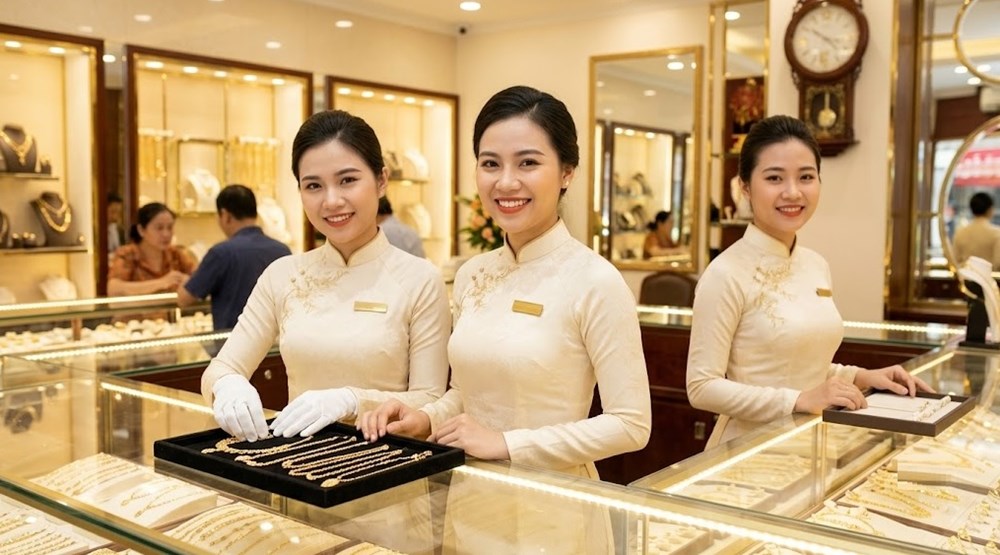 Giá vàng hôm nay 31.7.2026: Vàng SJC tăng, thế giới vượt 4.100 USD - ảnh 1