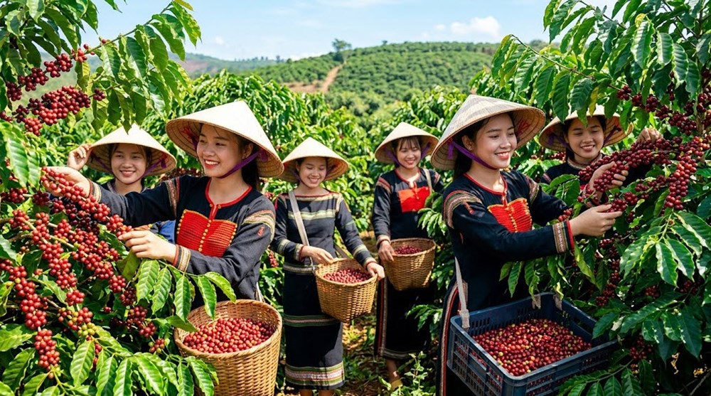 Giá cà phê hôm nay 1.8.2026: Nội địa đi ngang, thế giới tăng - ảnh 1