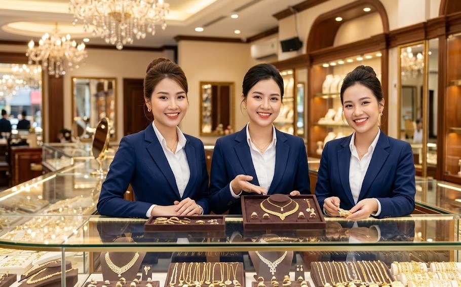 Giá vàng hôm nay 5.8.2026: SJC giảm bán, thế giới tăng mạnh - ảnh 1
