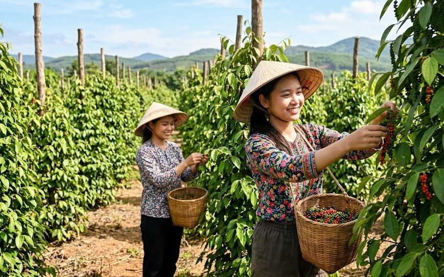 Giá tiêu hôm nay 7.8 đi ngang, cao nhất 141.000 đồng/kg - ảnh 1