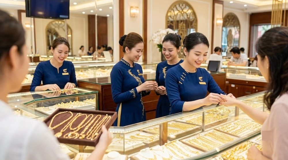 Giá vàng hôm nay 7.8.2026: SJC tăng 900.000 đồng, vàng thế giới rung lắc mạnh - ảnh 1