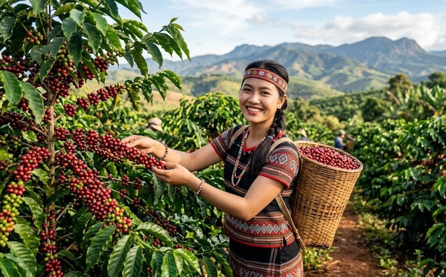 Giá cà phê hôm nay 10.8.2026 đi ngang, cao nhất 97.000 đồng/kg - ảnh 1