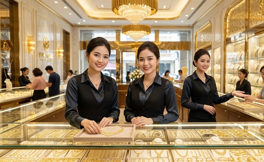 Giá vàng hôm nay 10.8: Thị trường lặng sóng sau phiên tăng mạnh - ảnh 1