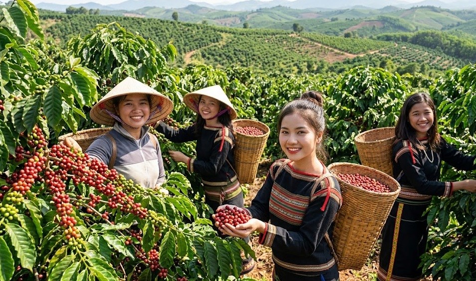 Giá cà phê hôm nay 16.8 xuống 94.800 đồng/kg, thế giới trái chiều - ảnh 1