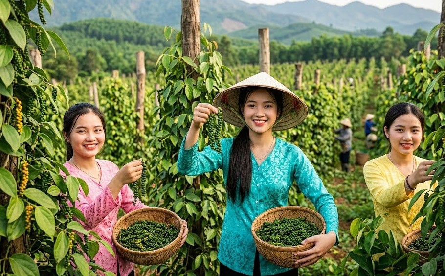 Giá hồ tiêu hôm nay 23.8.2026 ổn định tại các vùng trọng điểm - ảnh 1
