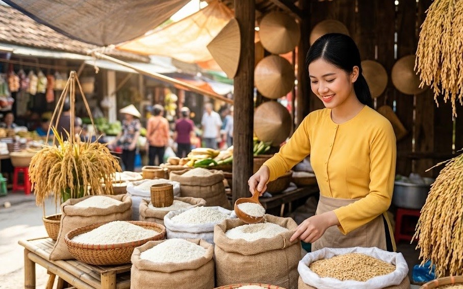 Giá lúa gạo hôm nay 27.8.2026: OM 18, OM 5451 cùng giảm 100 đồng/kg - ảnh 1