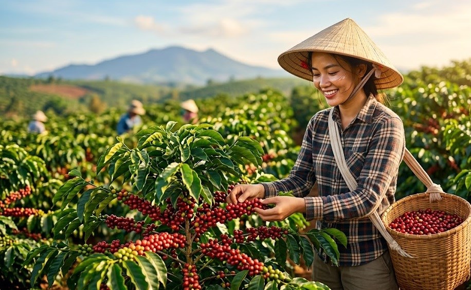 Giá cà phê hôm nay 28.8.2026: Trong nước giảm, Arabica mất hơn 4% - ảnh 1