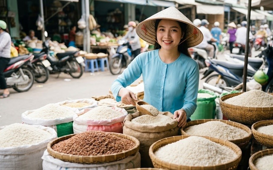 Giá lúa gạo hôm nay 28.8.2026: Gạo nguyên liệu tiếp tục giảm - ảnh 1