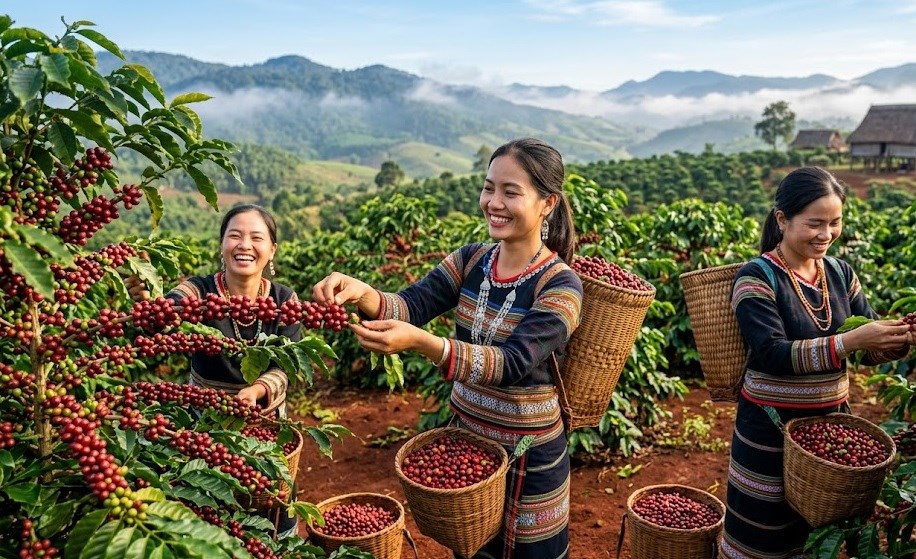 Giá cà phê hôm nay 3.9.2026: Trong nước đồng loạt giảm 700 đồng/kg - ảnh 1