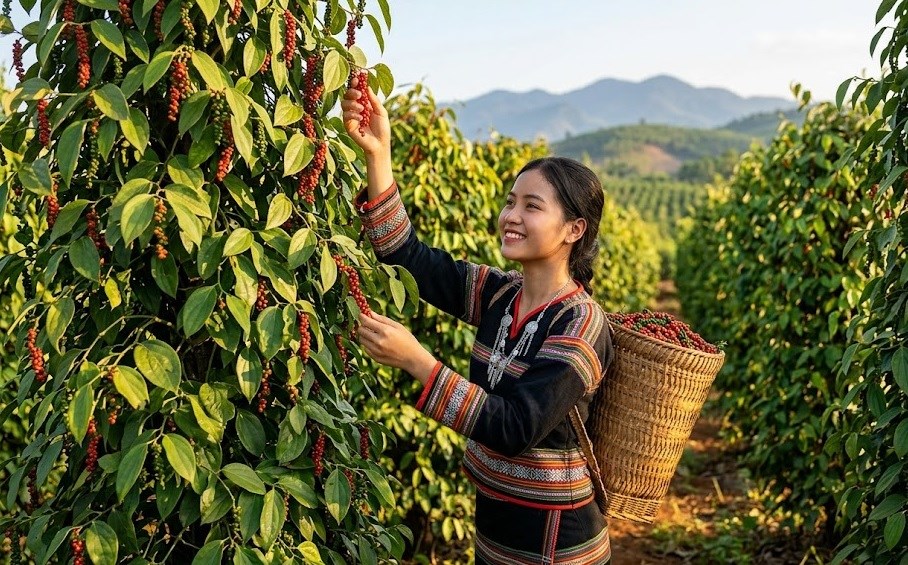 Giá hồ tiêu hôm nay 3.9.2026 giữ vùng 135.000–137.000 đồng/kg - ảnh 1