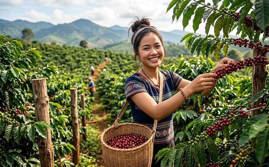 Giá cà phê hôm nay 7.9 ổn định sau phiên tăng 1.000 đồng/kg - ảnh 1