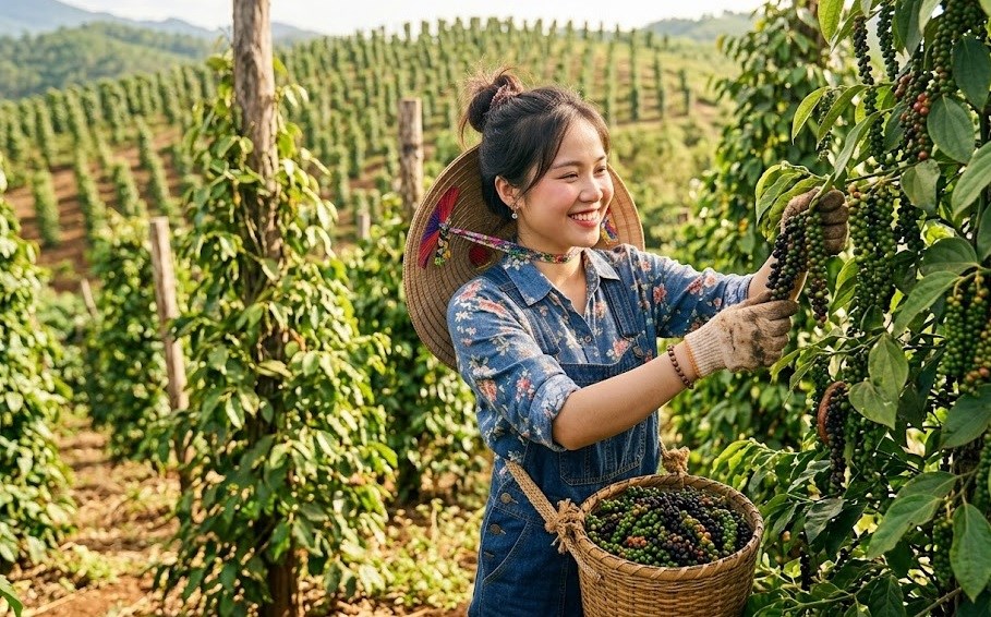 Giá hồ tiêu hôm nay 15.9.2026 giữ vùng 137.000–141.000 đồng/kg - ảnh 1