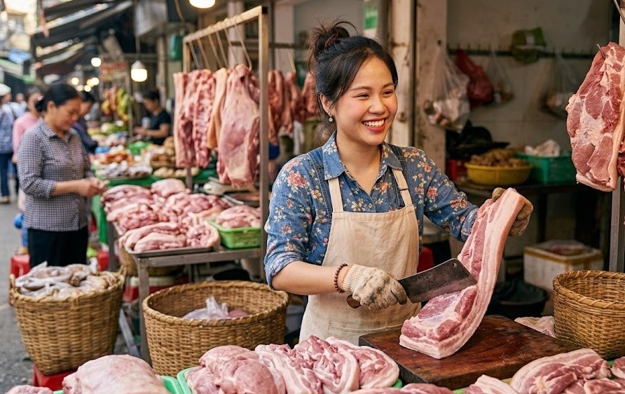 Giá heo hơi hôm nay 15.9.2026: Chênh lệch ba miền chỉ 2.000 đồng/kg - ảnh 1