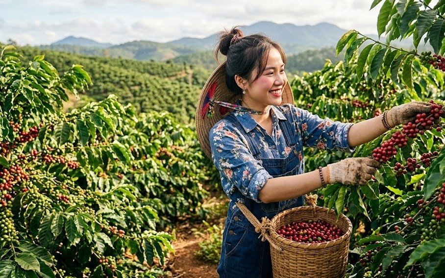 Giá cà phê hôm nay 15.9 ổn định sau phiên giảm 500 đồng/kg - ảnh 1