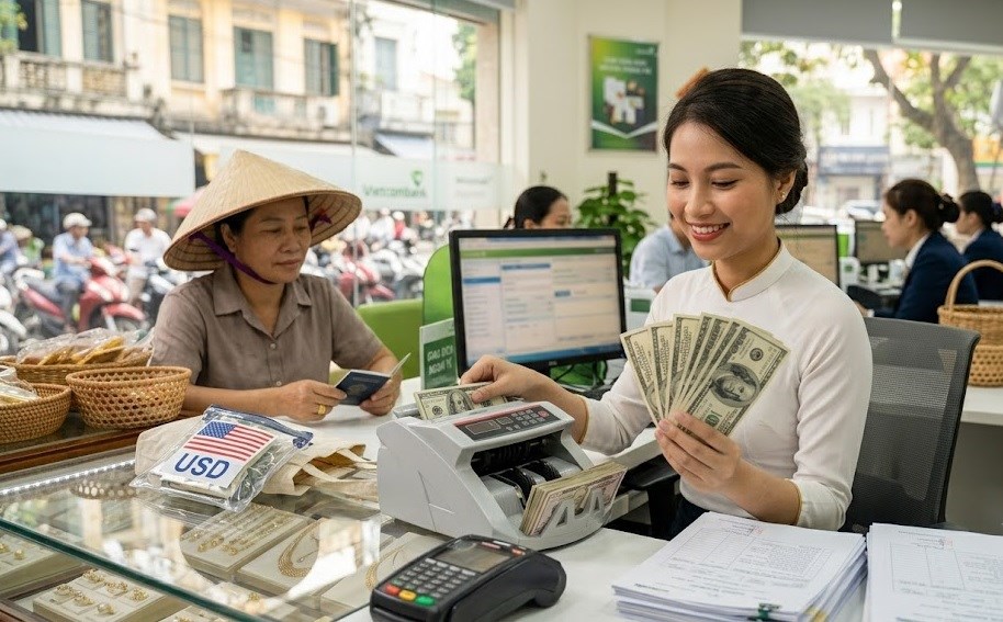 Tỉ giá USD hôm nay 14.9.2026: Vietcombank bán 26.110 đồng, thị trường chờ Fed - ảnh 1