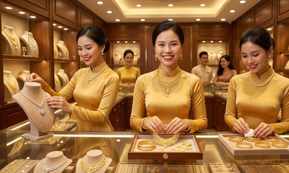 Giá vàng hôm nay 17.9: SJC đứng yên, vàng thế giới giảm mạnh - ảnh 1