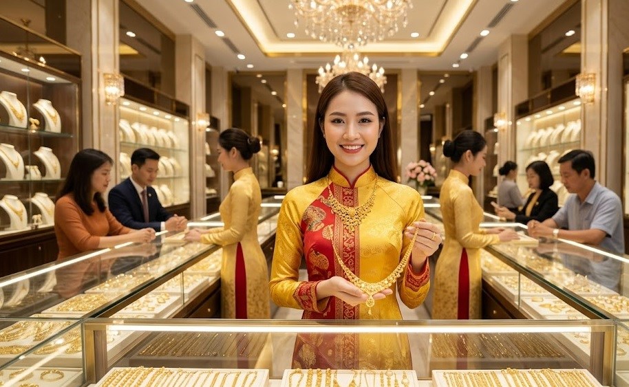 Giá vàng hôm nay 19.9: SJC tăng 1,8 triệu đồng, thế giới áp sát 4.400 USD - ảnh 1