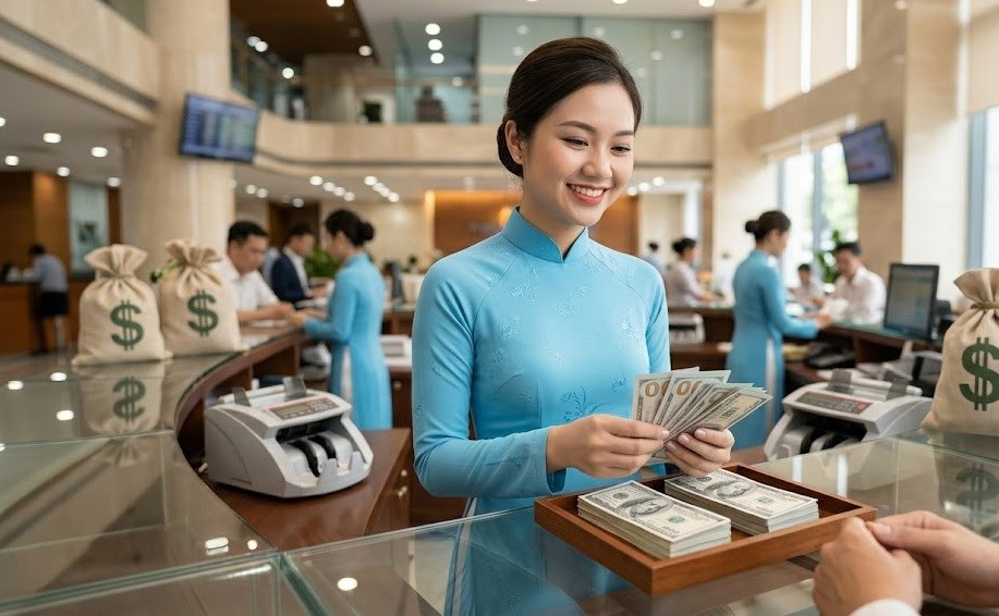 Tỉ giá USD hôm nay 22.9.2026: DXY lên 100,40 điểm, Vietcombank bán 26.200 đồng - ảnh 1