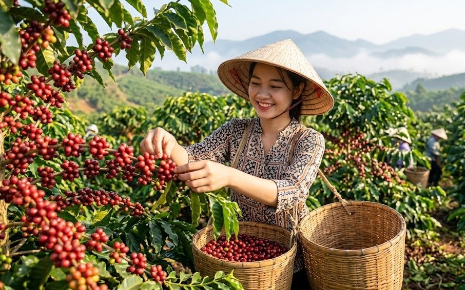 Giá cà phê hôm nay 24.9.2026 đồng loạt giảm 1.000 đồng/kg - ảnh 1