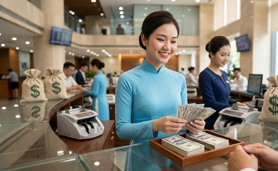 Tỉ giá USD hôm nay 22.9.2026: DXY lên 100,40 điểm, Vietcombank bán 26.200 đồng - ảnh 1