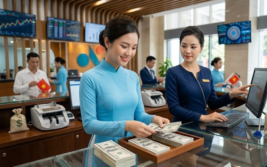 Tỉ giá USD hôm nay 24.9: Giá ngân hàng giảm, DXY vượt 101 điểm - ảnh 1
