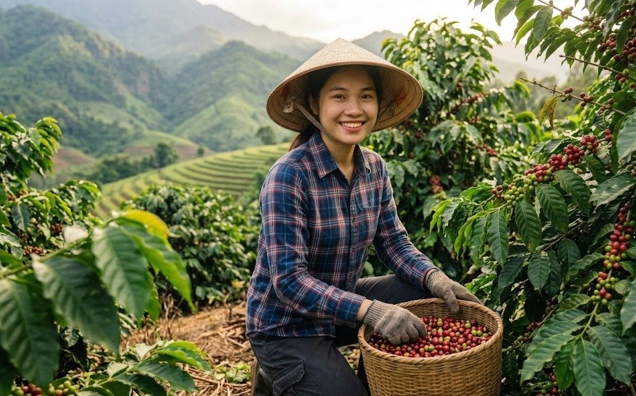 Giá cà phê hôm nay 27.9 lên 93.700 đồng/kg, Robusta tăng hơn 2% - ảnh 1