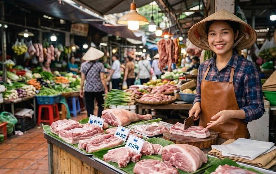 Giá heo hơi hôm nay 27.9.2026: Áp lực giảm lan rộng cả ba miền - ảnh 1