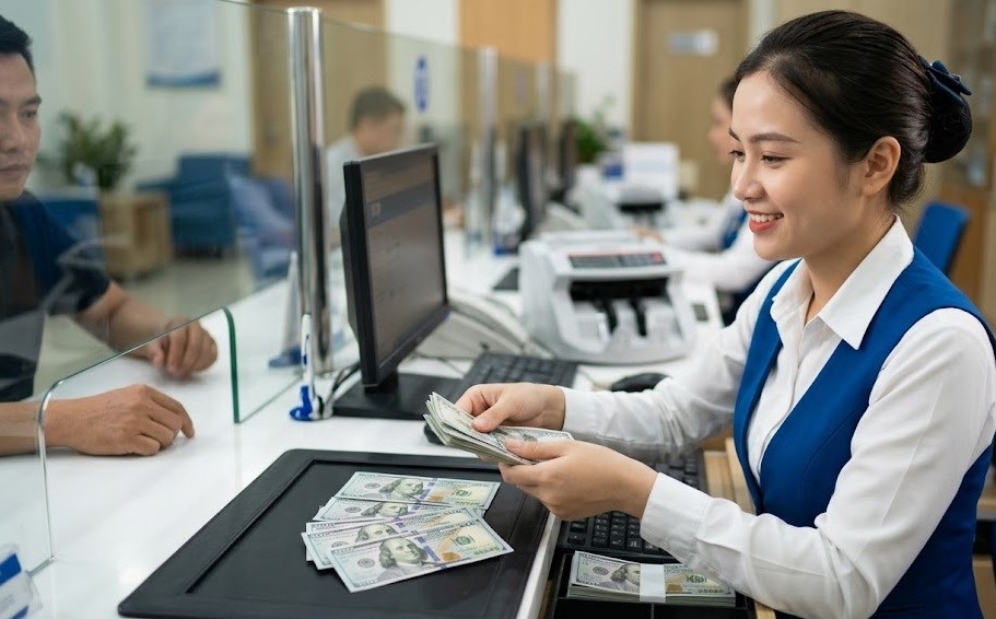 Tỉ giá USD hôm nay 26.9: USD tự do tăng, DXY vẫn trên 101 điểm - ảnh 1