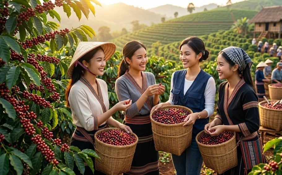 Giá cà phê hôm nay 28.9.2026 đi ngang, cao nhất 93.800 đồng/kg - ảnh 1