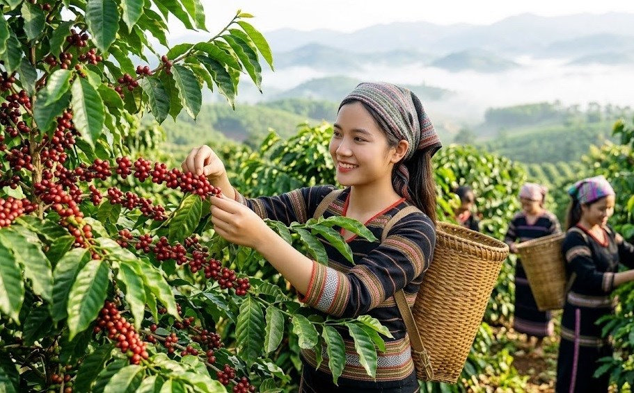 Giá cà phê hôm nay 1.10 giảm nhẹ, mức cao nhất còn 93.800 đồng/kg - ảnh 1