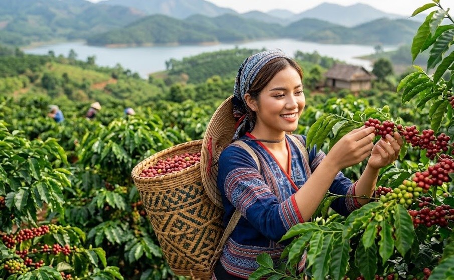 Giá cà phê hôm nay 3.10: Tây Nguyên giảm đồng loạt, Arabica thế giới đi xuống - ảnh 1