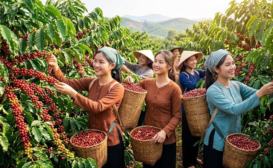 Giá cà phê hôm nay 4.10.2026: Nhích lên, cao nhất 94.000 đồng/kg - ảnh 1