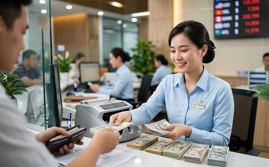 Tỉ giá USD hôm nay 4.10.2026: DXY dưới 102 điểm, USD ngân hàng ổn định - ảnh 1