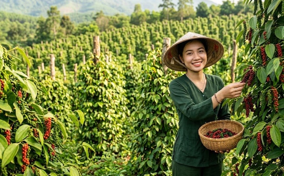 Giá hồ tiêu hôm nay 5.10 vẫn đi ngang, chờ lực mua mới - ảnh 1