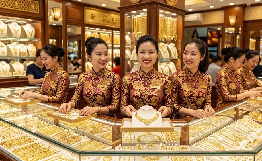 Giá vàng hôm nay 6.10: SJC giữ giá, PNJ và BTMC cùng giảm nhẹ - ảnh 1
