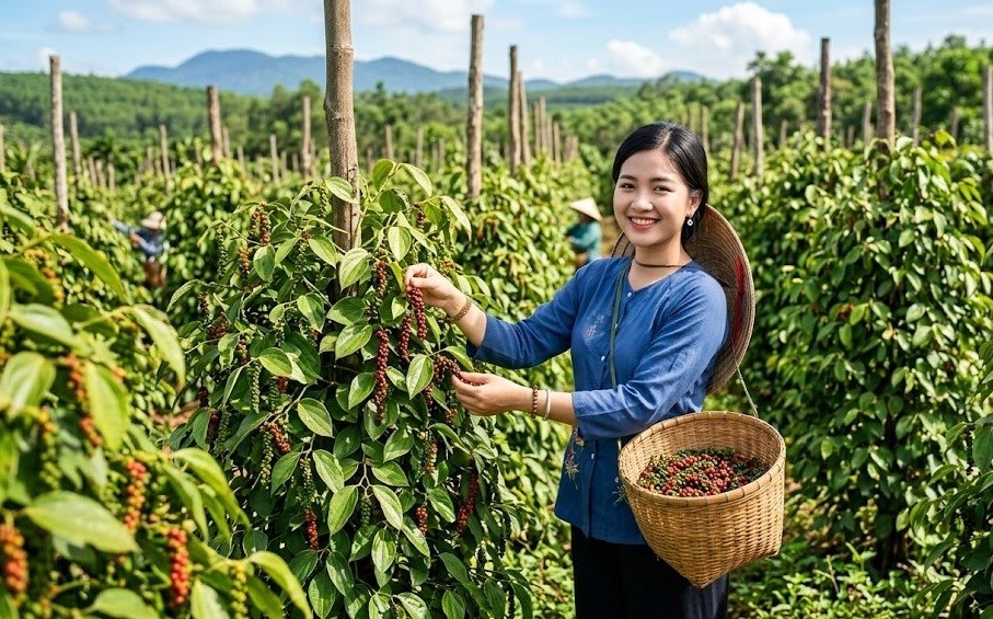 Giá hồ tiêu hôm nay 8.10.2026 bất ngờ giảm sau nhiều phiên đi ngang - ảnh 1
