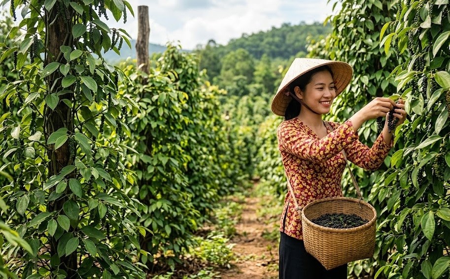 Giá hồ tiêu hôm nay 11.10.2026: Đồng loạt tăng 1.000 đồng/kg - ảnh 1