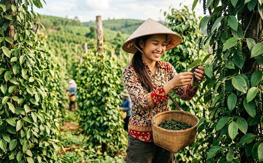 Giá hồ tiêu hôm nay 12.10: Thị trường đứng giá sau phiên tăng - ảnh 1