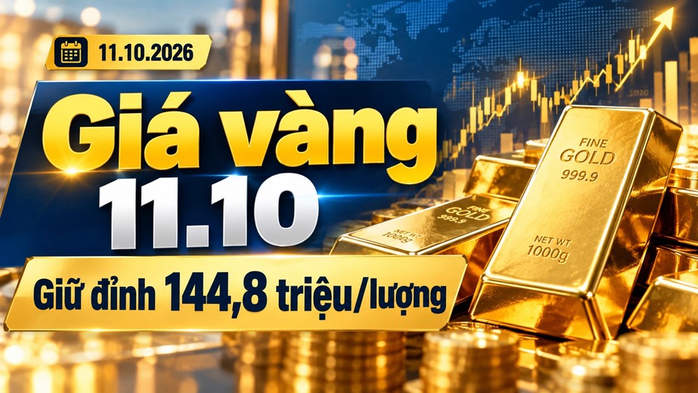 Giá vàng hôm nay 11.10: Vàng thế giới phục hồi mạnh, giá SJC không đổi - ảnh 1