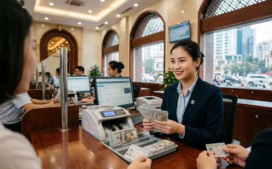 Tỉ giá USD hôm nay 14.10.2026: Vietcombank bán 26.100 đồng - ảnh 1