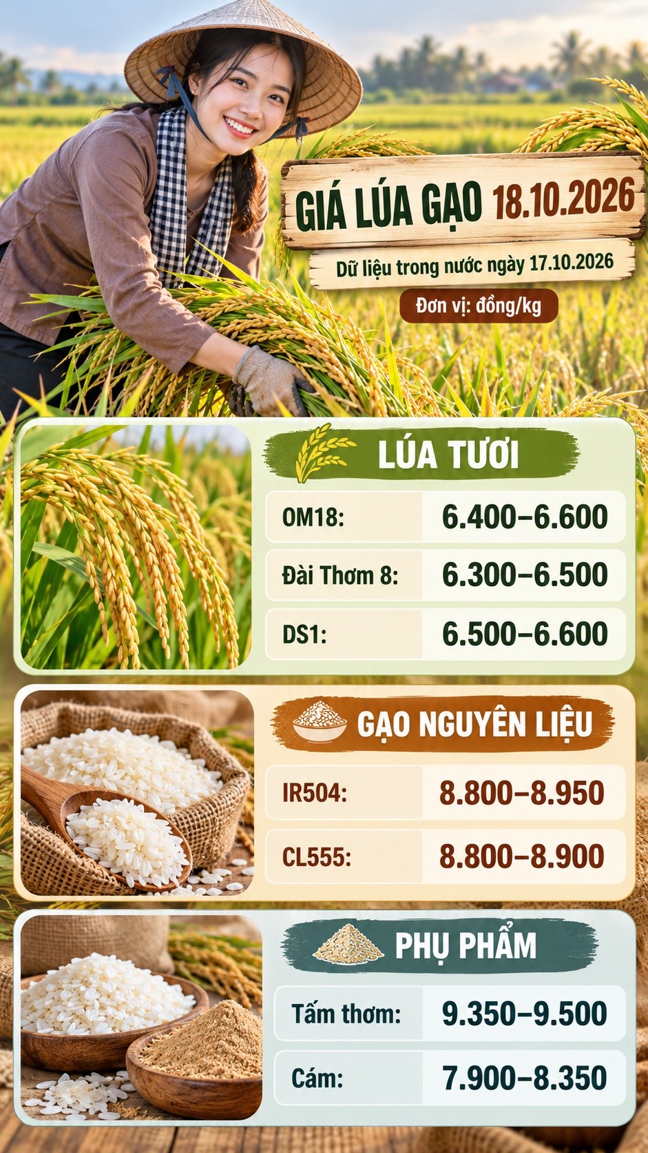 Giá lúa gạo hôm nay 18.10.2026: Lúa thơm chờ thêm lực mua - ảnh 3