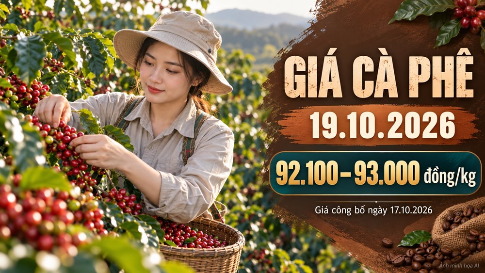 Giá cà phê hôm nay 19.10.2026: Sức ép vụ mới còn đáng chú ý - ảnh 1