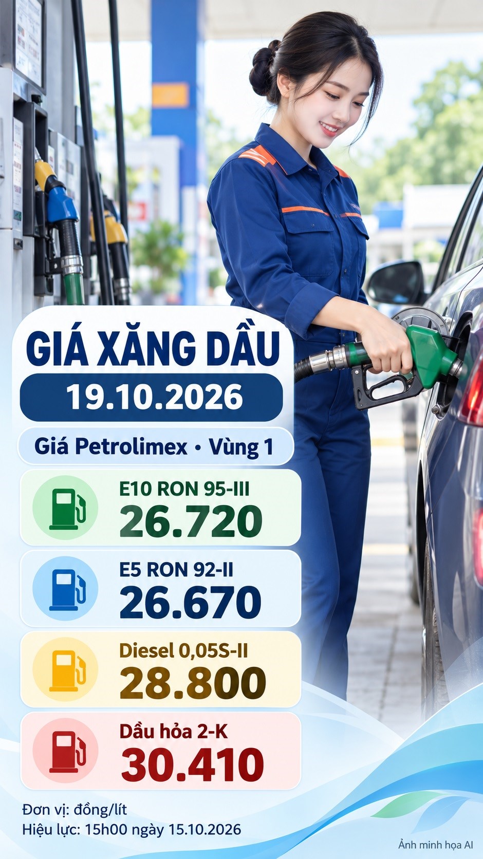 Giá xăng dầu hôm nay 19.10.2026: Dầu thế giới đầu tuần giảm nhẹ - ảnh 3