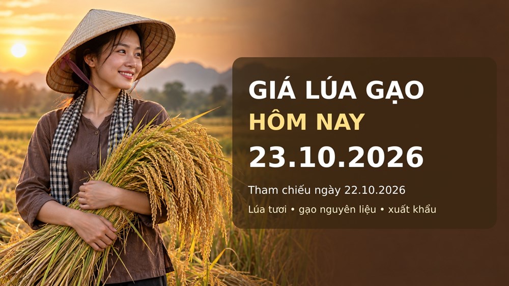 Giá lúa gạo hôm nay 23.10.2026: Gạo thơm xuất khẩu có lực đỡ - ảnh 1