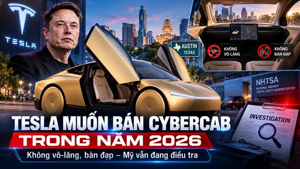 Tesla muốn bán xe tự lái Cybercab ngay trong năm 2026 - ảnh 1