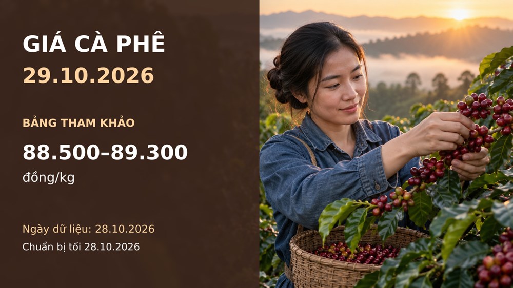 Giá cà phê hôm nay 29.10: Robusta hồi phục, Arabica còn chịu sức ép - ảnh 1