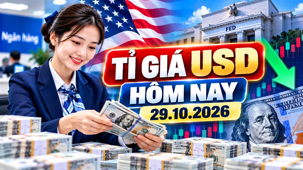 Tỉ giá USD hôm nay 29.10.2026: Fed giữ lãi suất, DXY giảm về 102,15 điểm - ảnh 1
