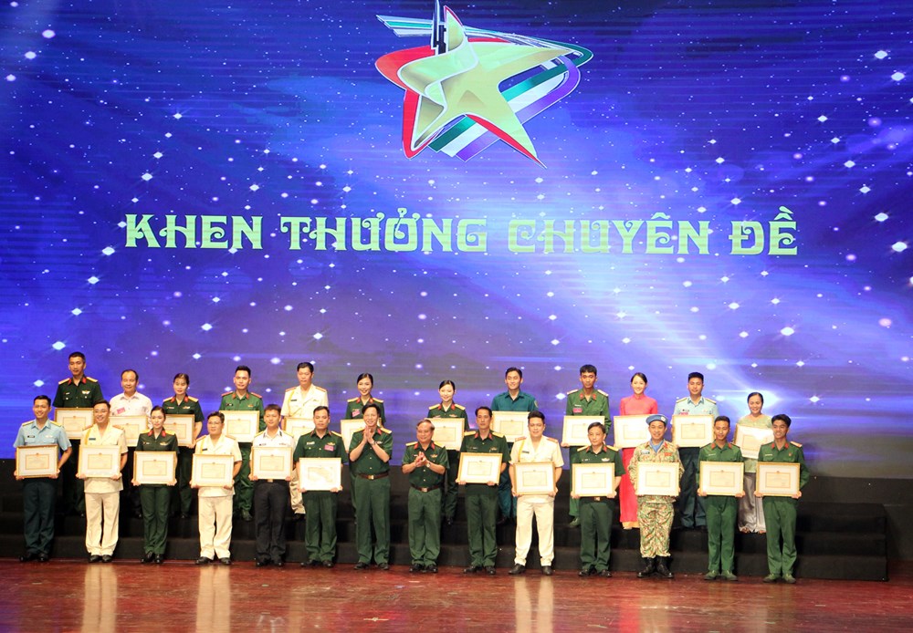Bế mạc Liên hoan Nghệ thuật quần chúng lực lượng vũ trang và thanh niên, sinh viên năm 2024 - ảnh 4