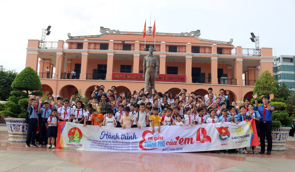 Thiếu nhi TP.HCM tham gia hành trình “Em yêu Thành phố của em” - ảnh 1